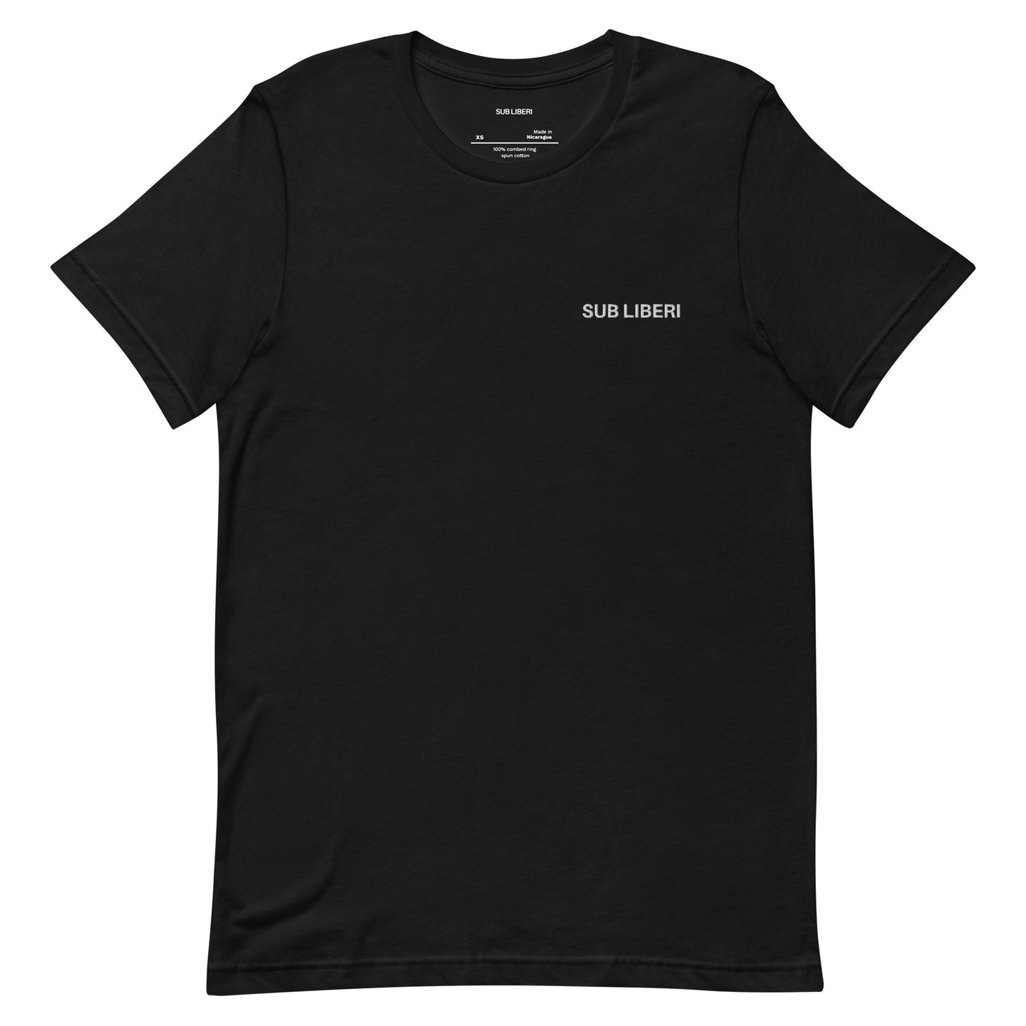 Crew Neck Black Tee