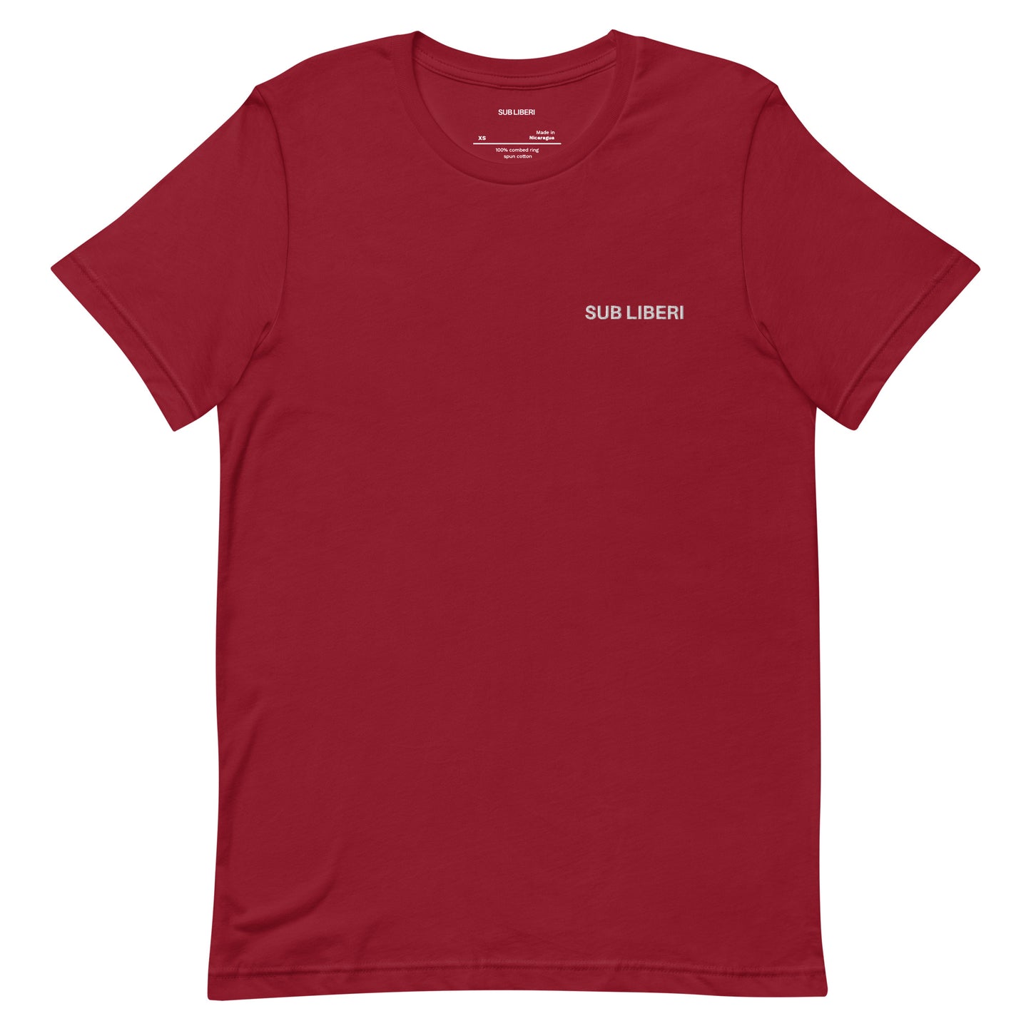 Crew Neck Red Tee