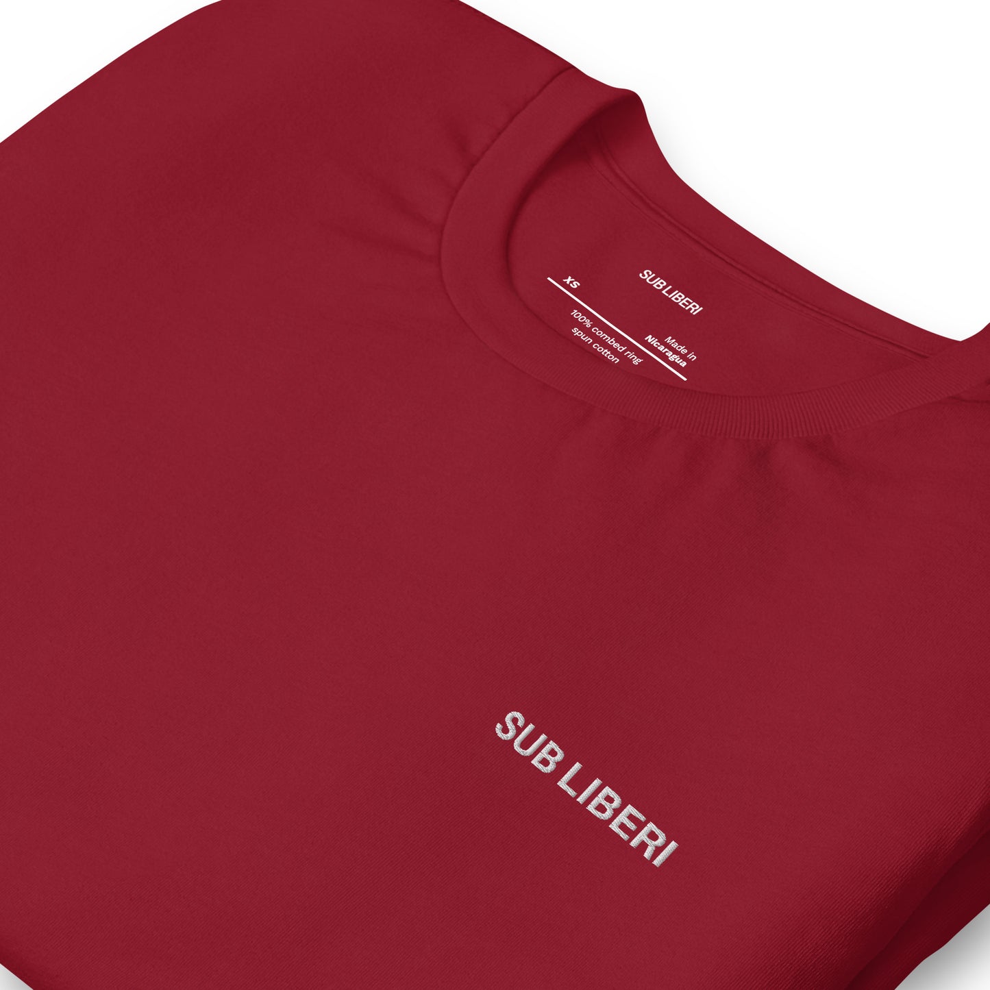 Crew Neck Red Tee