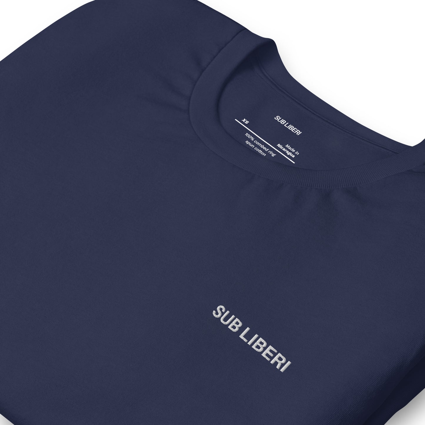 Crew Neck Blue Tee